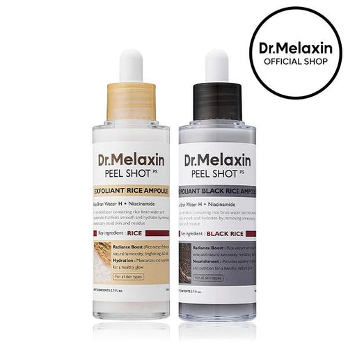 Dr.Melaxin Peel Shot Ampoule Duo (white+black）